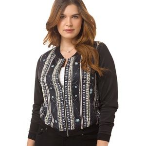 Blingy bomber jacket size 16